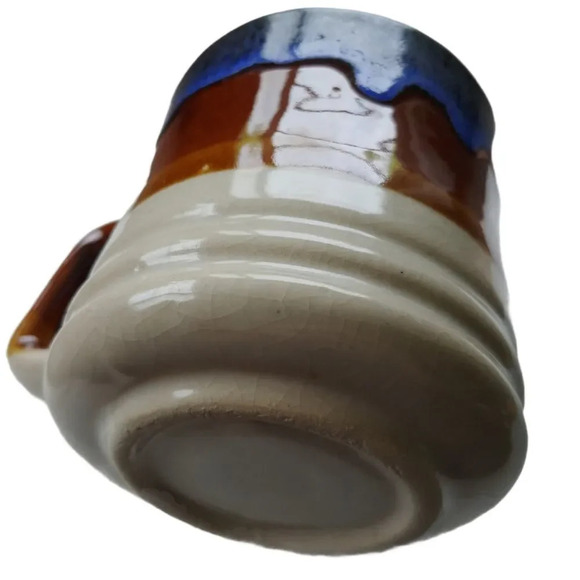 Vintage Coffee/Tea Cup/Mug, 3-Tone Glaze, Retro - Picture 6 of 6